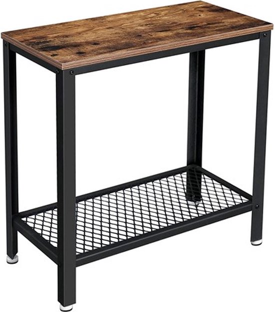 Tower Living Organische Bijzettafel Castello Marmer-keramiek / brons, 49 x 39cm - GC 0014