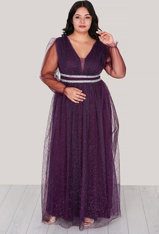 Black Kids Meisjes Off Shoulder Jurk Gradiënt Sequin Effen Gekleurde