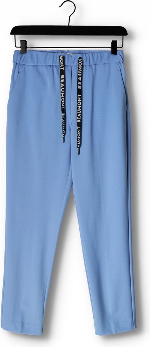 Beaumont Pants Chino Double Jersey Broeken & Jumpsuits Dames - Jeans - Broekpak - Lichtblauw - Maat 36