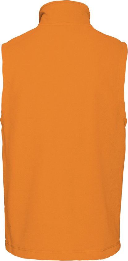 Fleecebodywarmer 'Luca' merk Kariban maat 4XL Oranje