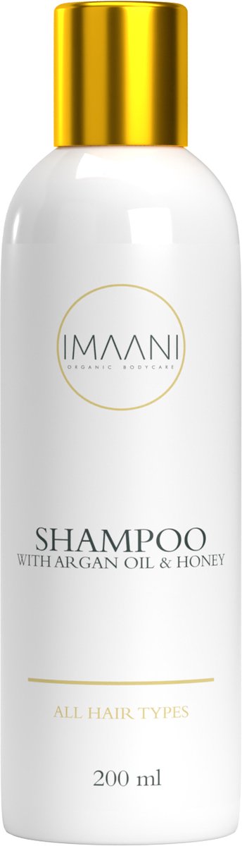 IMAANI - Shampoo - Parabenenvrij - Siliconenvrij - Sulfaatvrij - Argan olie en honing