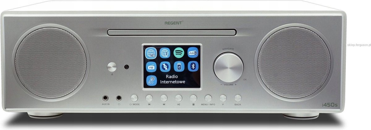 Ferguson i450 - Spotify - DAB+-Internetradio - FM radio - CD speler - Wit