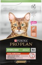 Pro Plan Cat Sterilized Adult 1+ - Riche en Saumon - Nourriture pour chat - 3 kg