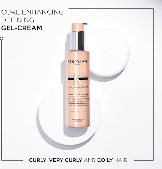 Kérastase Curl Manifesto Gelée Curl Contour - Definiërende Leave-in Styling Gelcrème voor krullen - 150ml