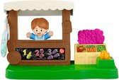 Fisher Price Little People Playset - Étal de marché de fruits et légumes avec poupée