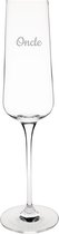 Champagneglas gegraveerd - 27cl - Oncle