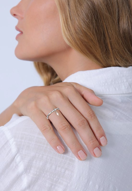 Elli Ring Damen Aus 925 Sterling Silber Mit Kristallen – Stylisher Stapelring Für Layers-Look