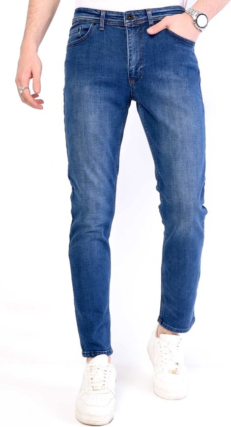 Nette Regular Stretch Jeans Mannen - DP21-NW - Blauw
