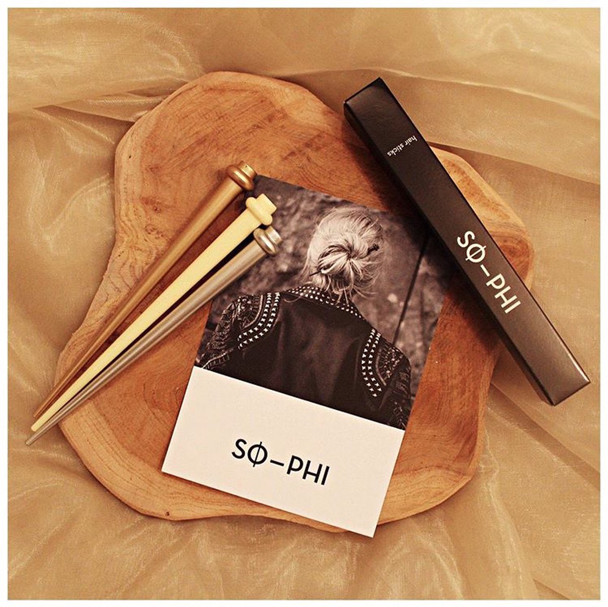 So-Phi Hair Sticks Mellow Yellow