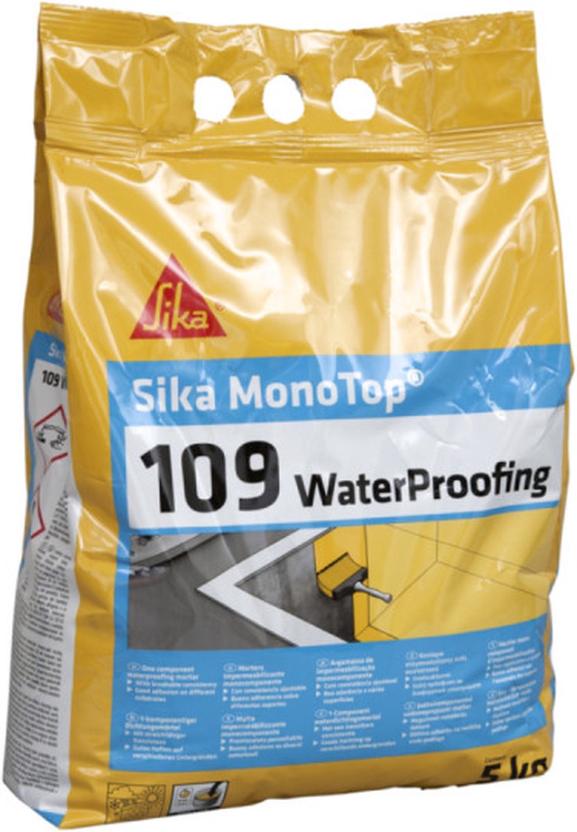 Sika MonoTop 109 Water Proofing 5kg - Waterdichte Mortel