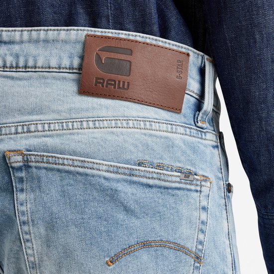 G-Star RAW Jeans 3301 Regular Tapered Jeans 51003 C052 8436 Lt Indigo Aged Men Size - W29 X L32