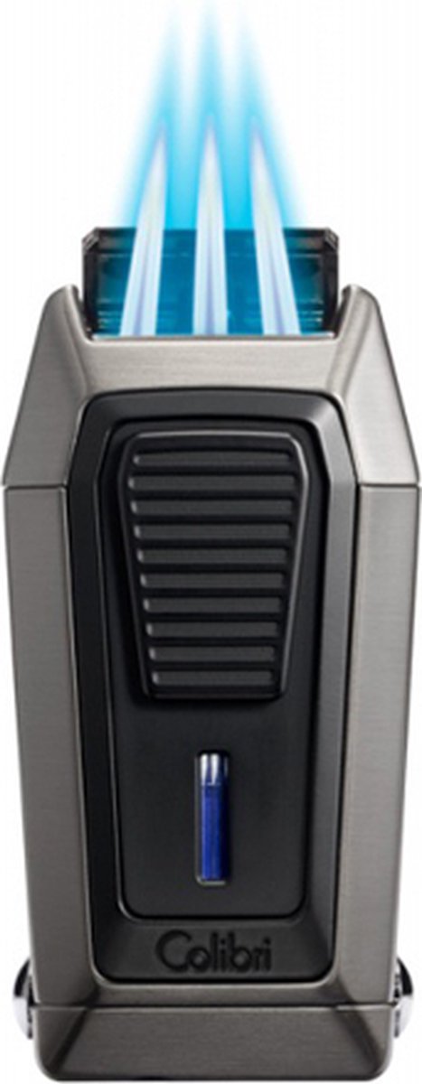 Goedkoopste Colibri Quantum sigarenaansteker tripple flame gunmetal