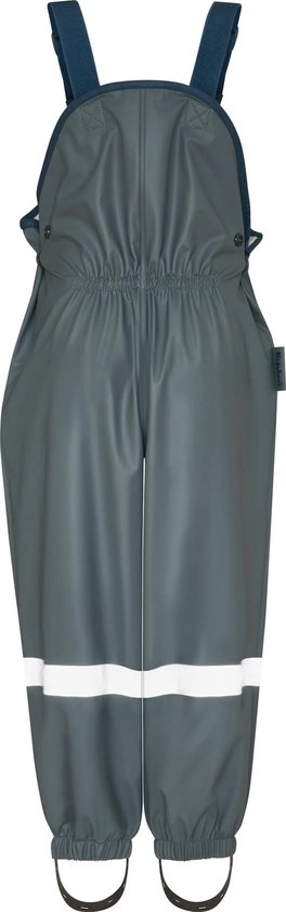 Playshoes - Regenbroek met bretels voor kinderen - Donkergrijs - maat 104cm