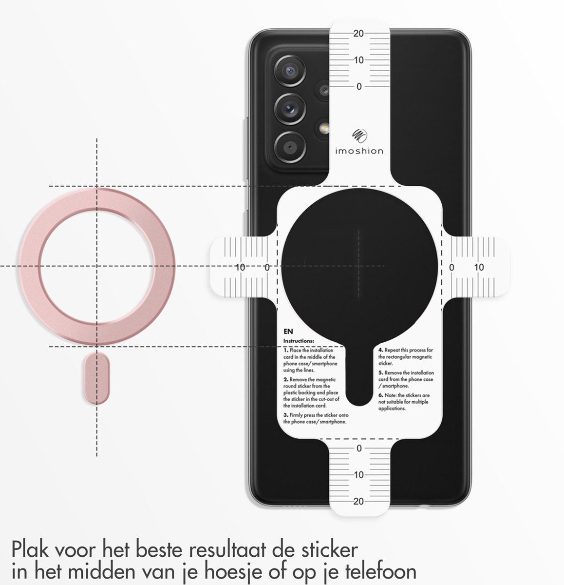 iMoshion MagSafe Magnet Sticker - Transformez votre étui en étui MagSafe -  Convient à... | bol
