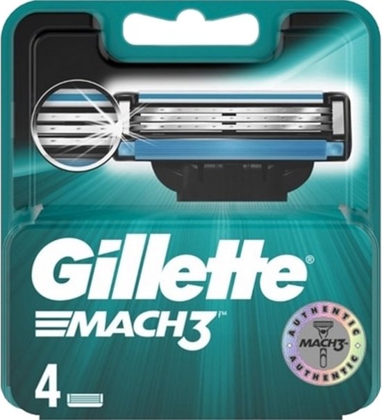 Gillette Mach 3 scheermesjes 4 Stuks | bol.com