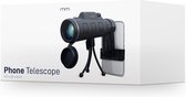 MikaMax Telescoop Smartphone Camera - Camera Lens voor Telefoon - Verrekijker - Monoculair - Opzetlens - 12X Zoom Optie - Complete Set