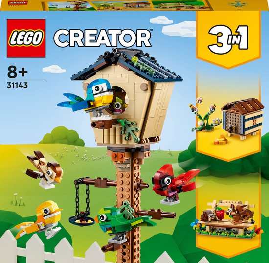LEGO Creator 31143 3in1 Vogelhuisje, Creatief Speelgoed | bol.com
