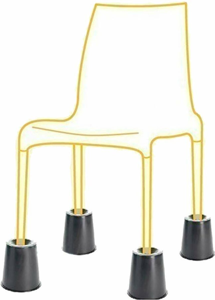 Goedkoopste Mobiclinic - Bedverhogers en stoelverhogers - 4 stuks - 15x7x15 cm