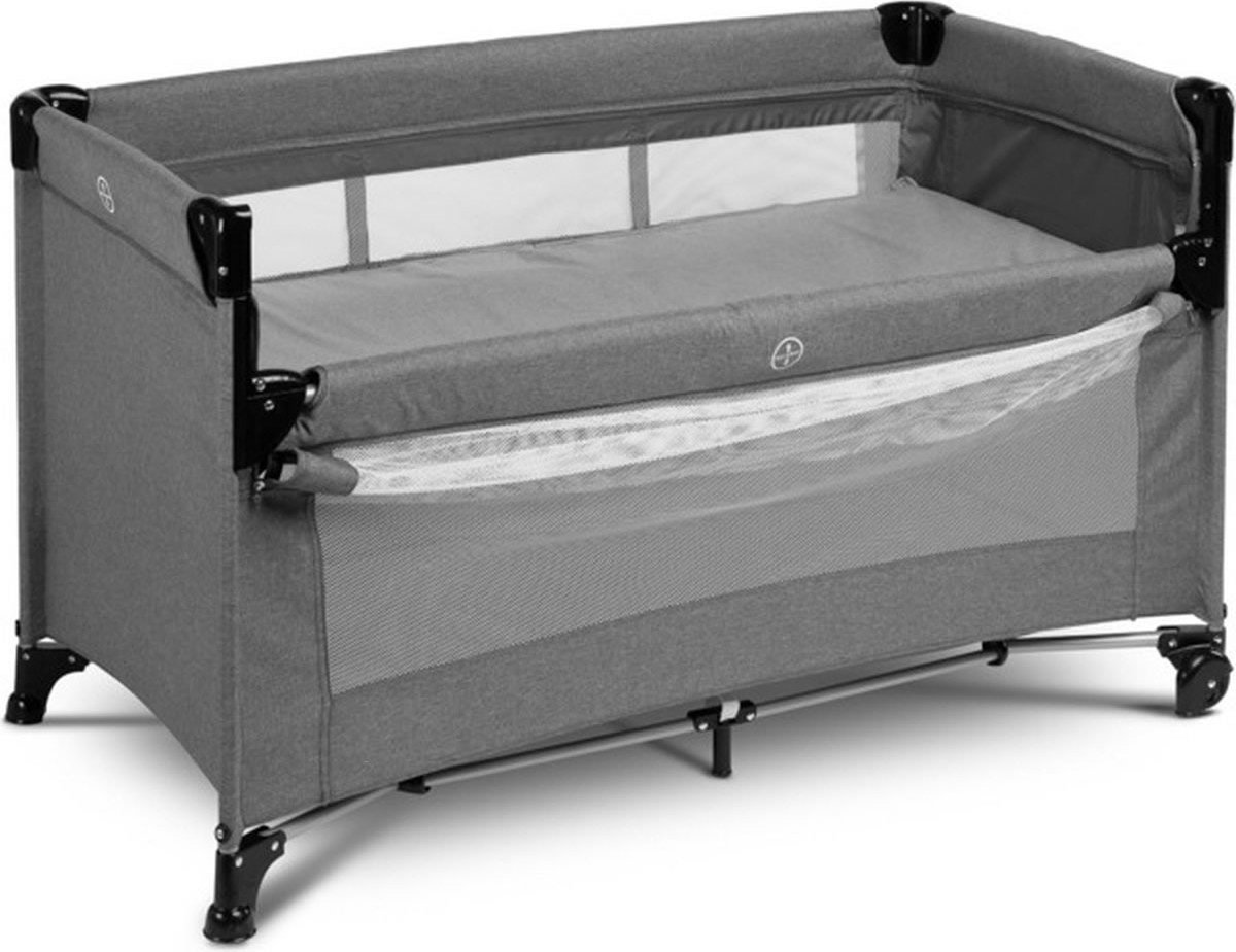 Reisbedje met wielen - logeerbed - vakantie bed - Campingbedje - drop down side