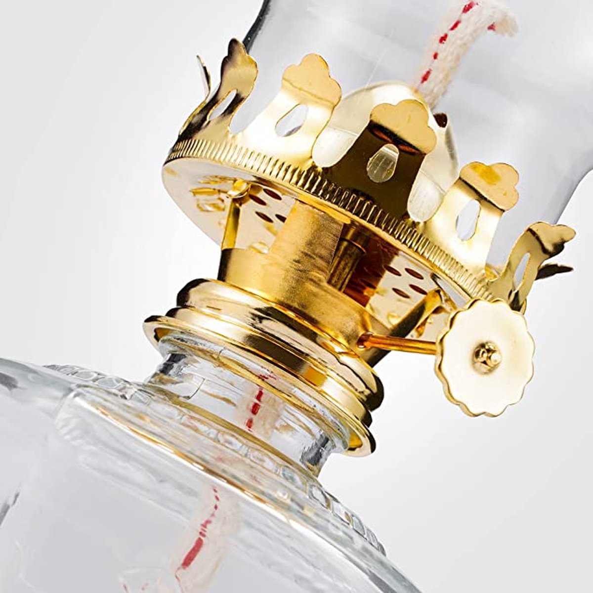 witte Oliebrander – olielamp – Hoogte: 10 cm | bio ethanol