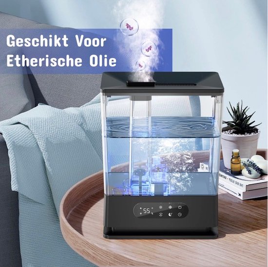 Luchtbevochtiger zonder filter uitleg