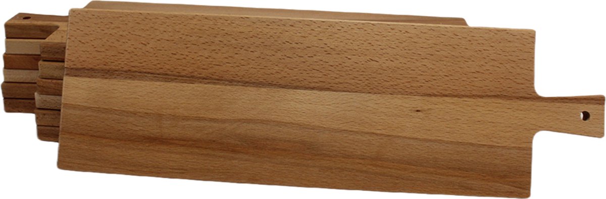 Serveerplank / Borrelplank / Tapasplank 57,5 x 17,5 x 2 cm Beukenhout - Boston 400