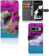 Wallet Bookcase Google Pixel 7 Pro Telefoonhoesje Waterval