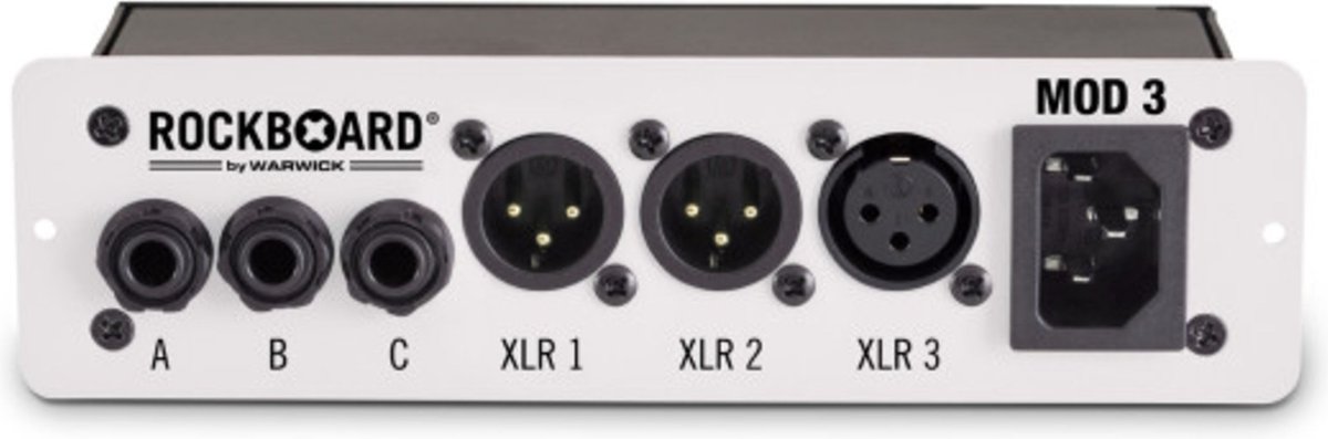 Rockboard MOD 3 All-in-one Patchbay XLR & TRS for Vocalists - Koffer voor effect-units
