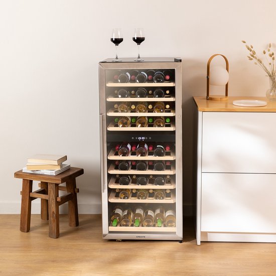 CREATE - Gekoelde wijnkoeler 70 flessen - Van 5°C tot 22ºC - CREATE - €809,95