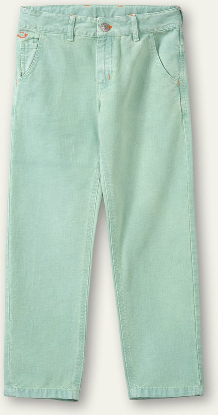 Peter pants 77 Garment dye Green: 92/2T