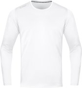 Jako - Shirt Run 2.0 LM - Wit Sportshirt Heren-3XL