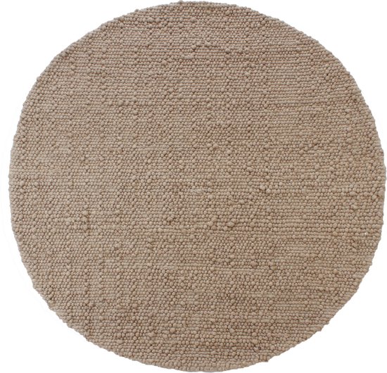 Lime-Light Vloerkleed Pebble rond 180 cm Beige