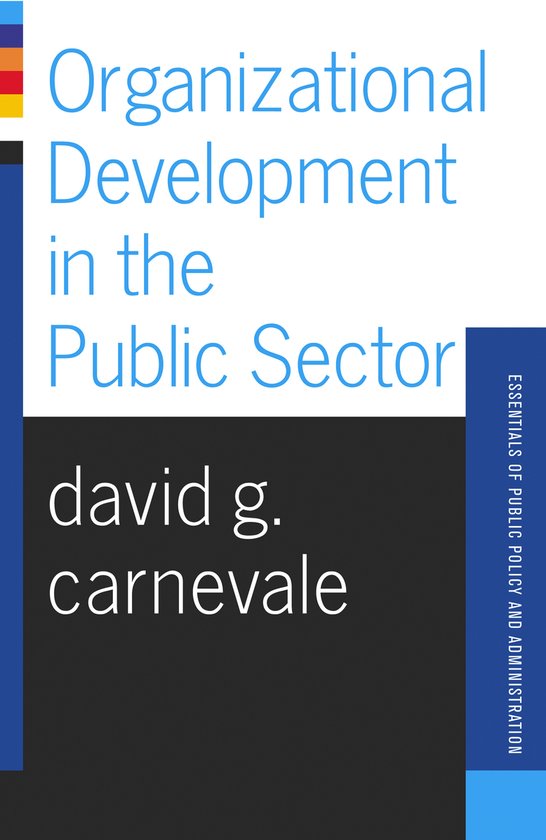 Organizational Development in the Public Sector - cover