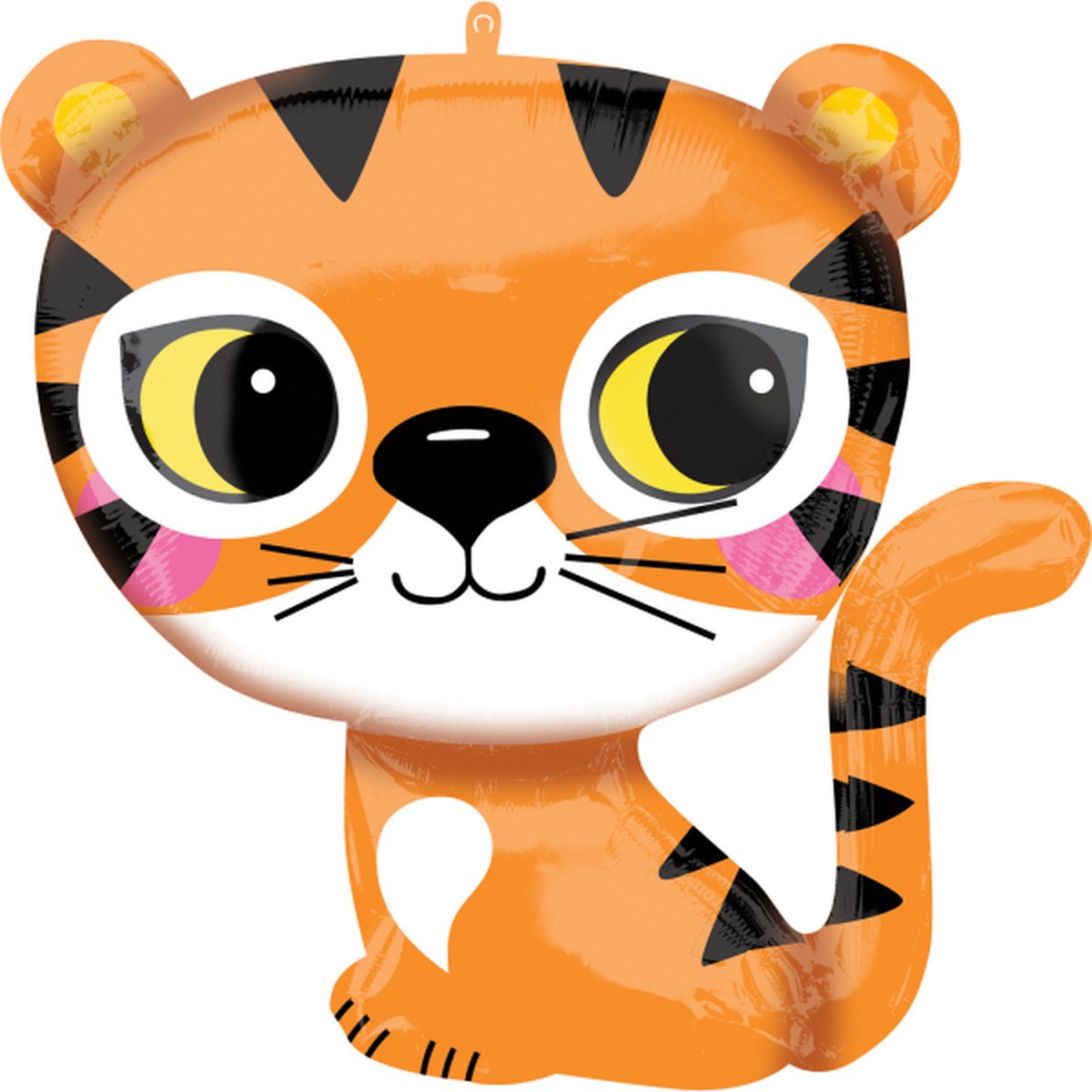 Folieballon tijger 63cm