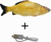 Poisson mobile électronique - Jouet automatique pour chat - Jouets pour chats - Poisson dansant - Rechargeable par USB