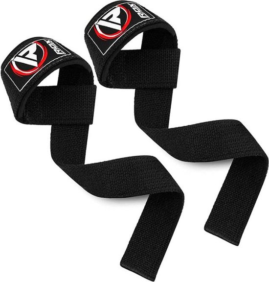 RDX Sports Lifting Straps Zwart Fitness Met padding en anti