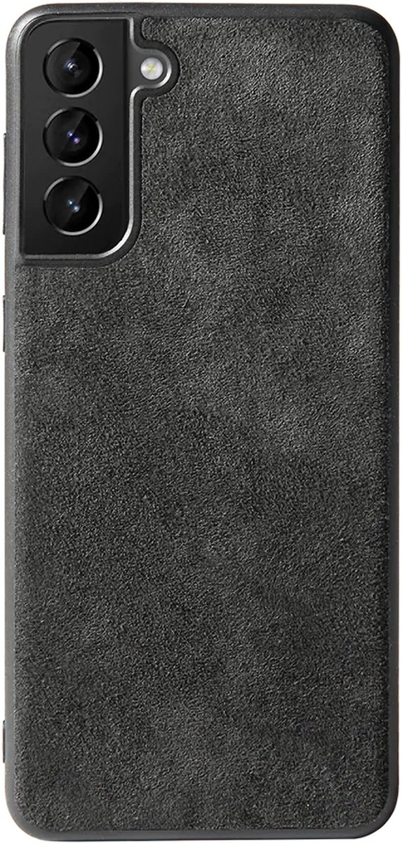 Samsung Alcantara Back Cover - Space Grey Samsung Galaxy S21 FE