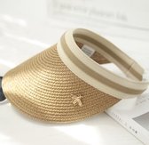 Bae cap | bruin | met gouden detail