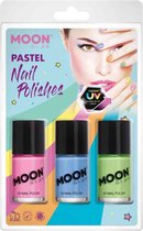 Moon Creations Vernis à ongles Moon Glow - Pastel Neon UV Set Multicolore
