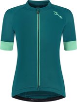 Rogelli Modesta - Maillot Cyclisme Manches Courtes - Femme - Taille XL - Vert, Turquoise