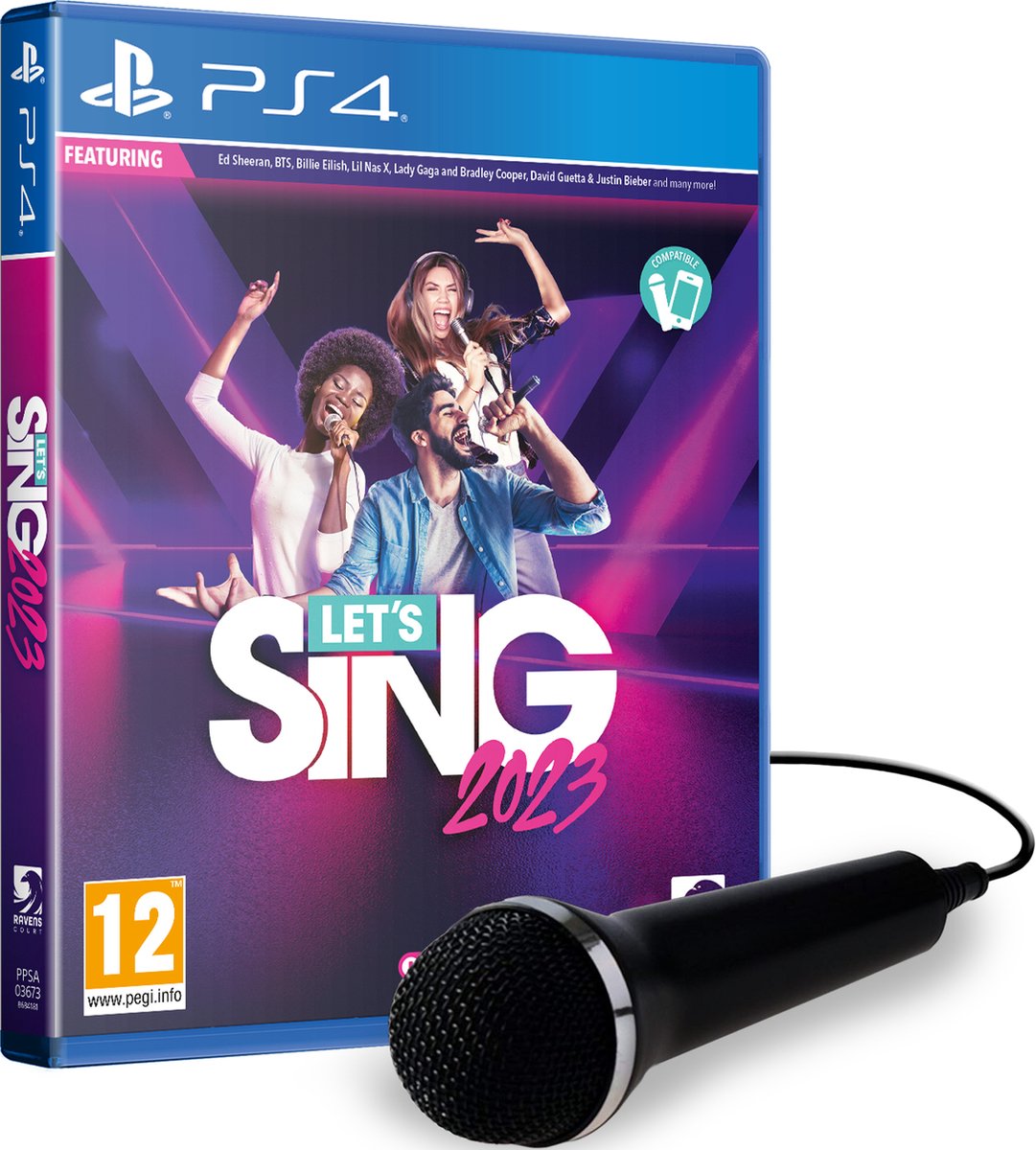 Let's Sing 2023 + 1 Microphone - PS4 | Games | bol