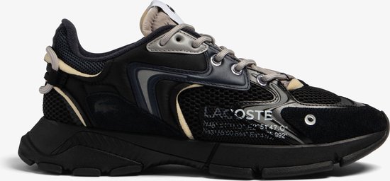 Foto: Lacoste l003 neo heren sneakers zwart donkerblauw maat 42