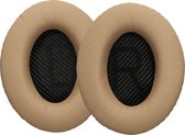 kwmobile 2x oorkussens geschikt voor Bose Quietcomfort 35 35II 25 15 / QC35 QC35II QC25 QC15 - Earpads voor koptelefoon in beige