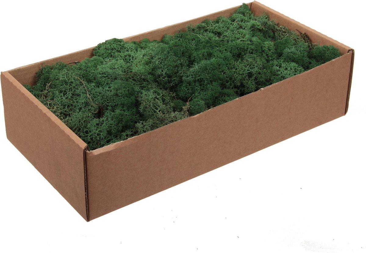 Othmar Decorations Decoratie/hobby Finlands mos - donkergroen - 500 gram