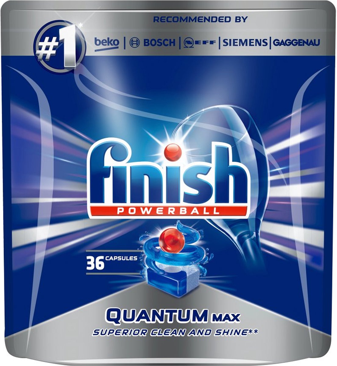 Goedkoopste Finish - Quantum Ultimate - Regular - Vaatwastabletten - 36 Stuks