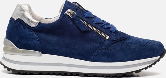 Gabor Sneakers blauw Suede - Dames - Maat 41