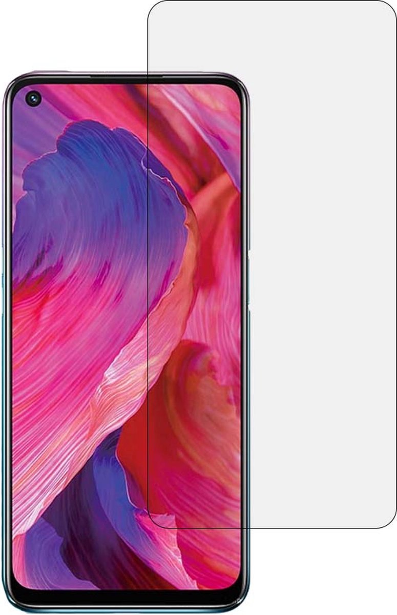 Smartphonica Screenprotector voor Oppo A74 5G van glas geschikt voor Oppo A74 5G