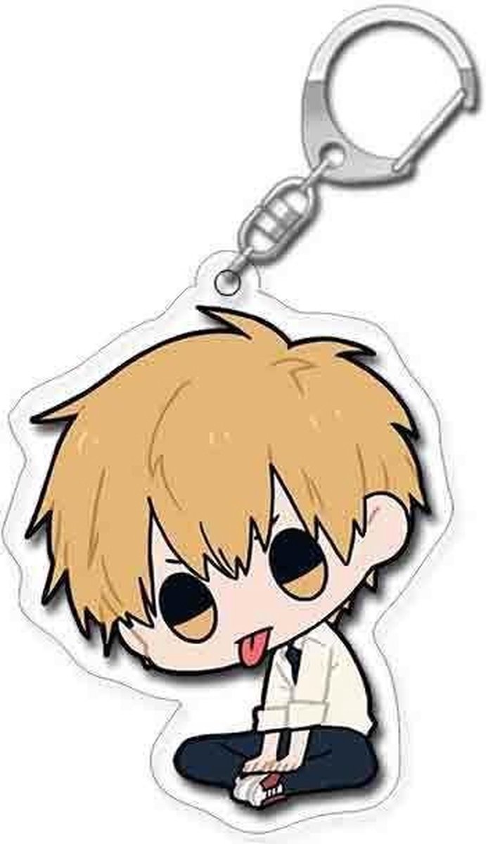 Chainsaw Man - Denji - Tongue/Tong - Sleutelhanger/Keychain - Anime Merchandise - Figure - Manga