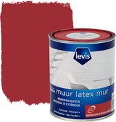 Levis Wall Latex mat rouge madra 1 L