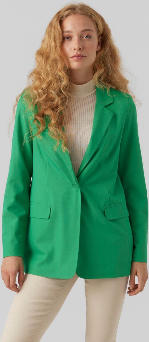 Vero Moda Blazer Vmzelda Ls Blazer Noos 10259211 Bright Green Dames Maat - 40